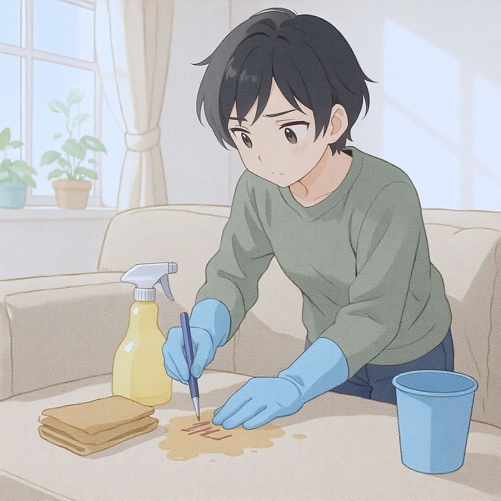 Чем оттереть ручку с дивана