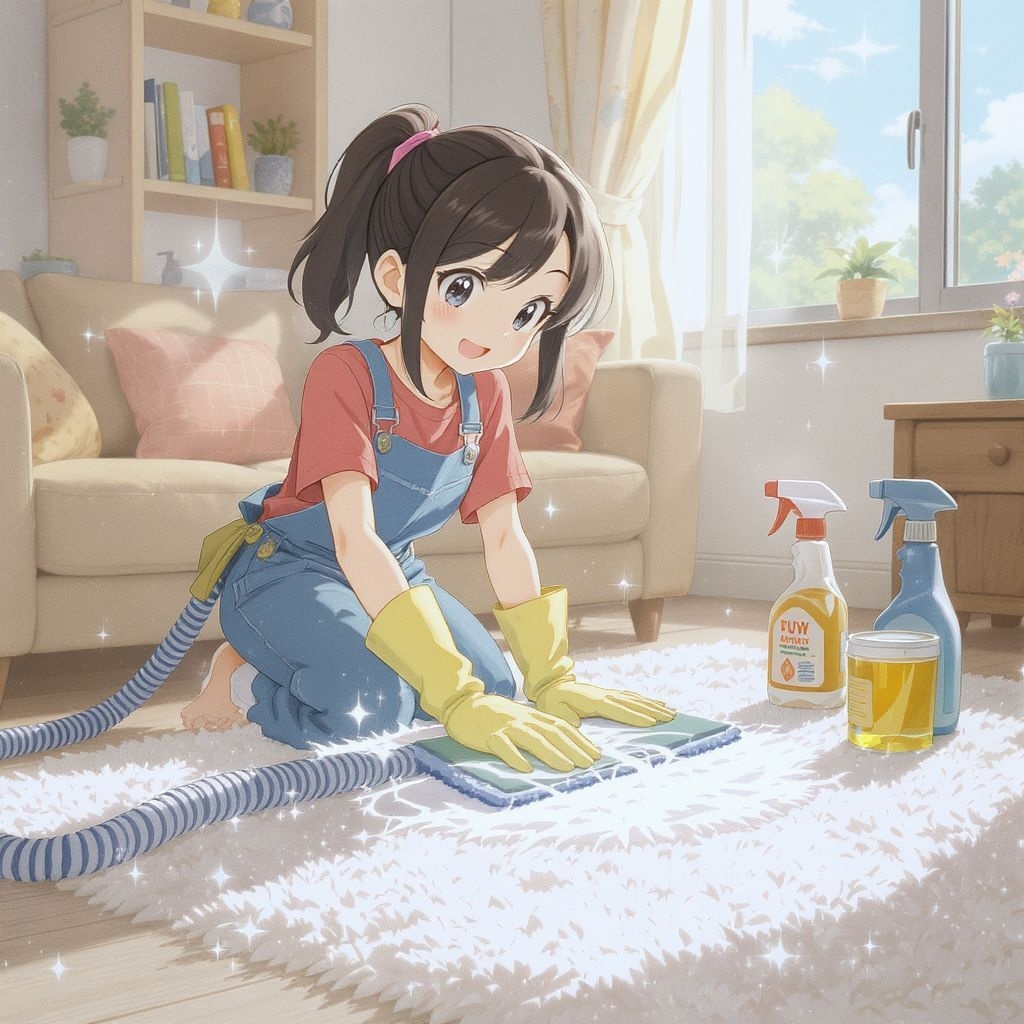 Чем почистить белый ковер в домашних условиях своими руками