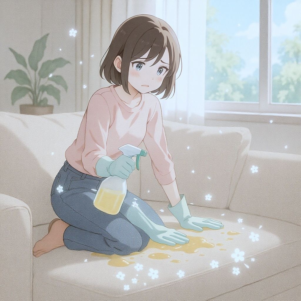 Чем почистить диван от рвоты и избавиться от неприятного запаха