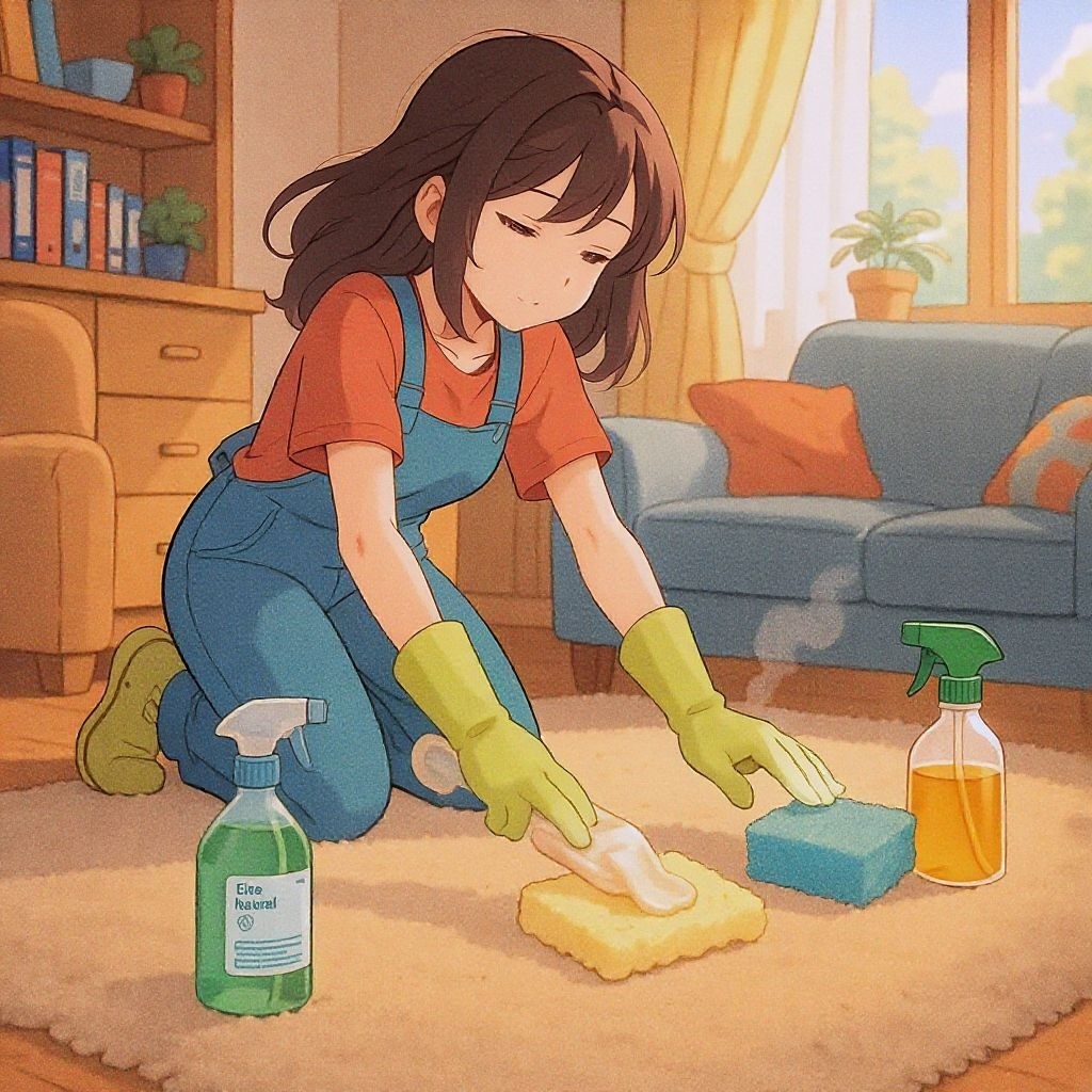 Чем почистить ковролин своими руками