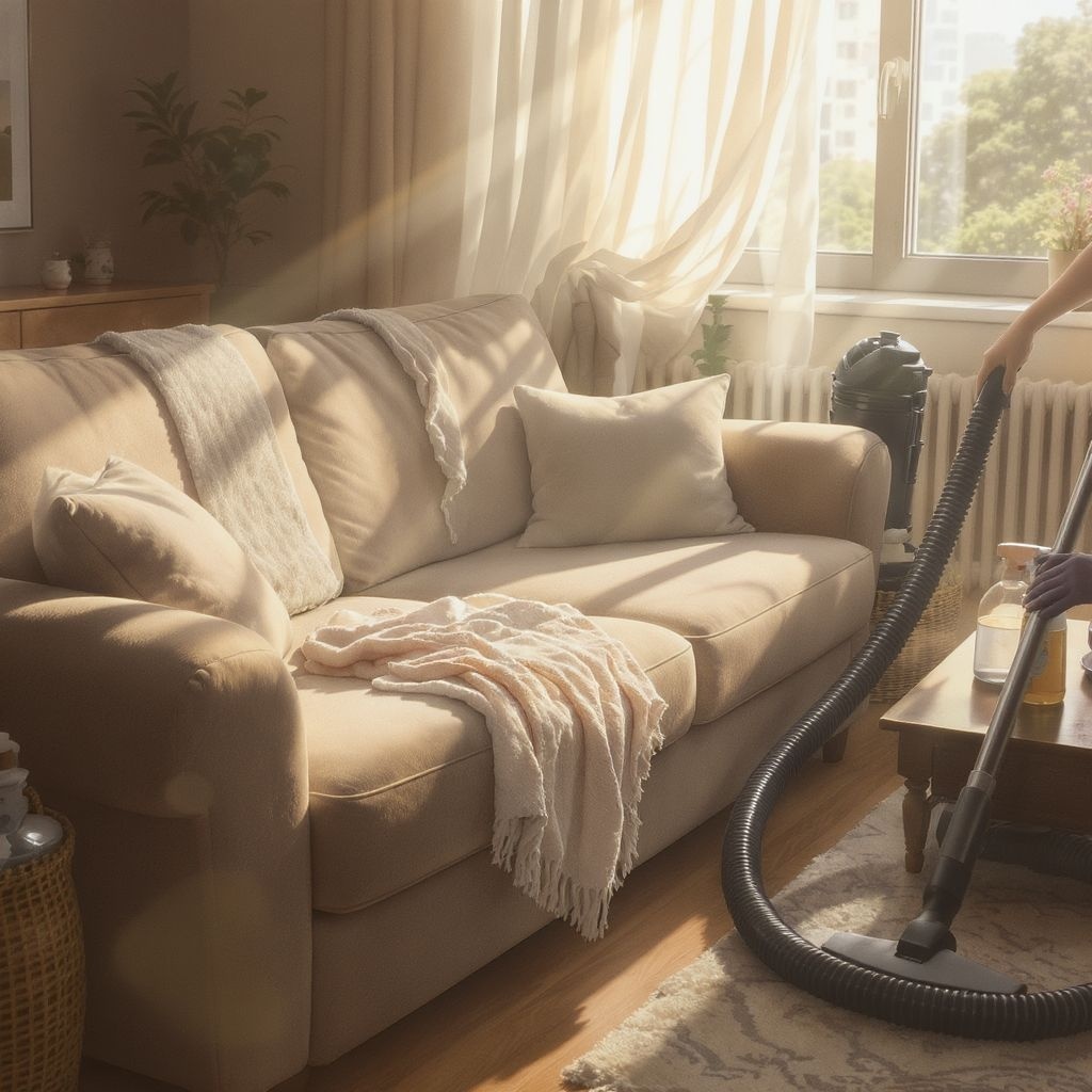 Чем почистить мягкую мебель по уходу за обивкой