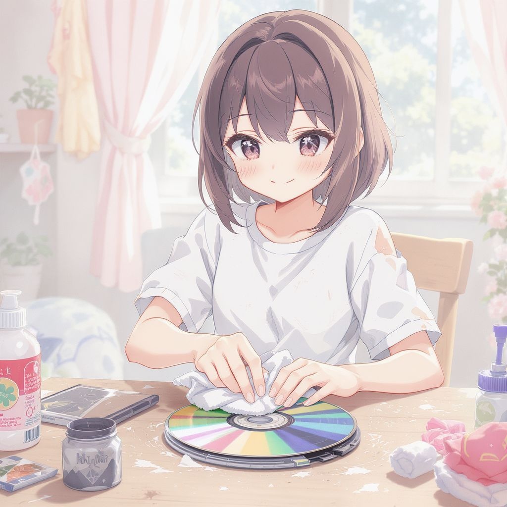 Как безопасно почистить игровой диск от грязи и царапин