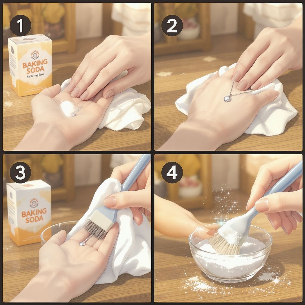 Как безопасно почистить серебряное ожерелье в домашних условиях