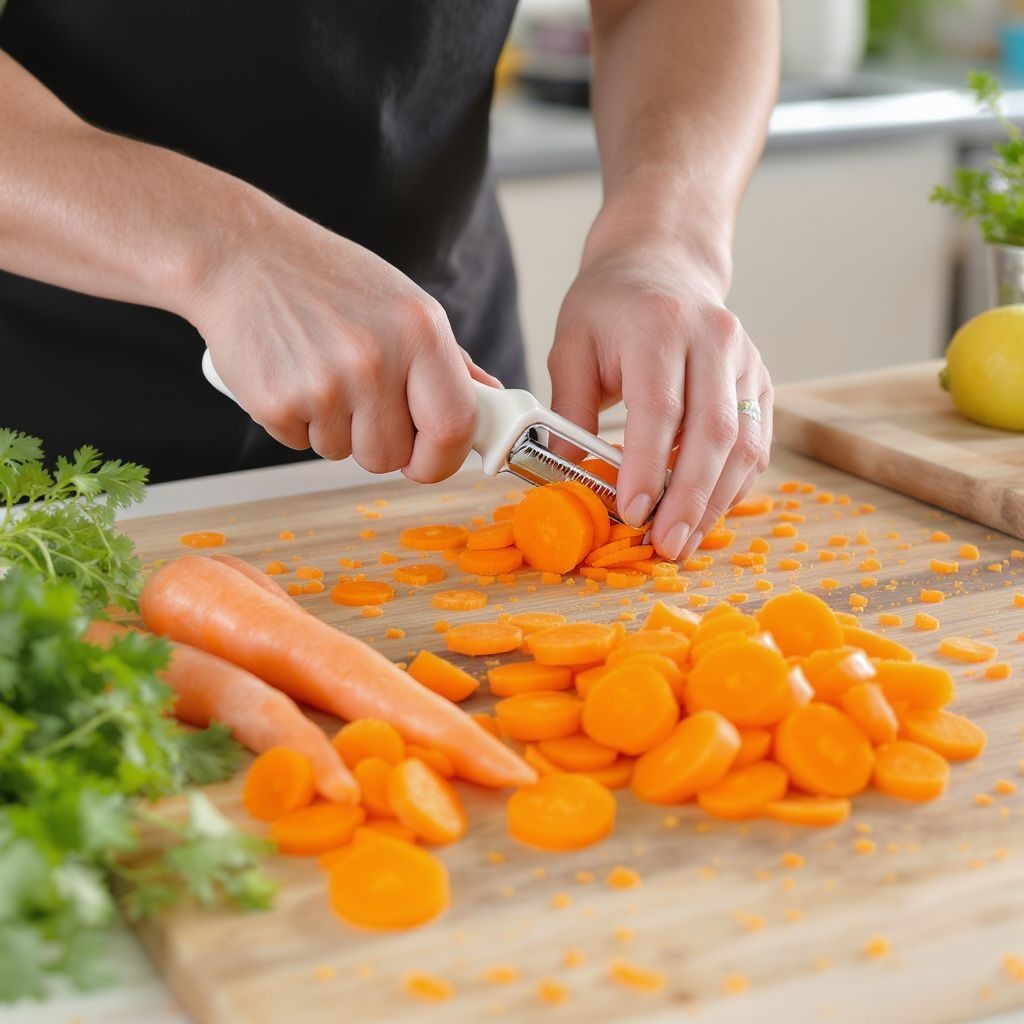 Как быстро очистить морковь и подготовить её для кухни