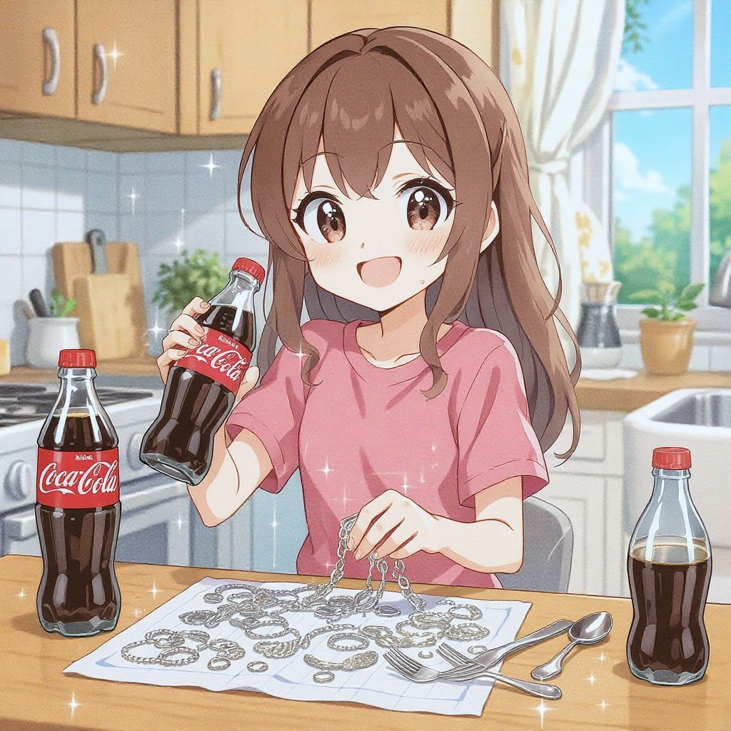 Как использовать Coca Cola для чистки серебряных изделий