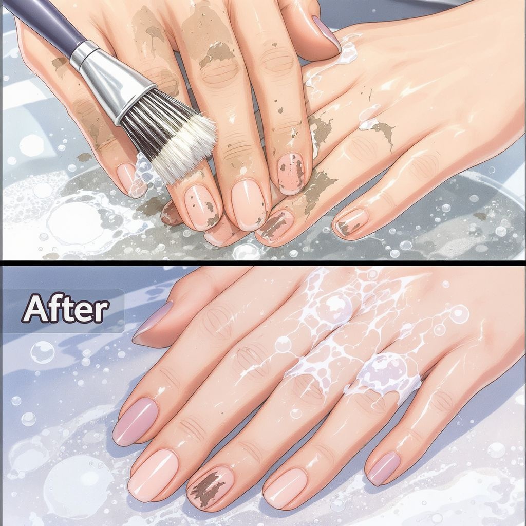 Как избавиться от загрязнений на ногтях и сделать их чистыми