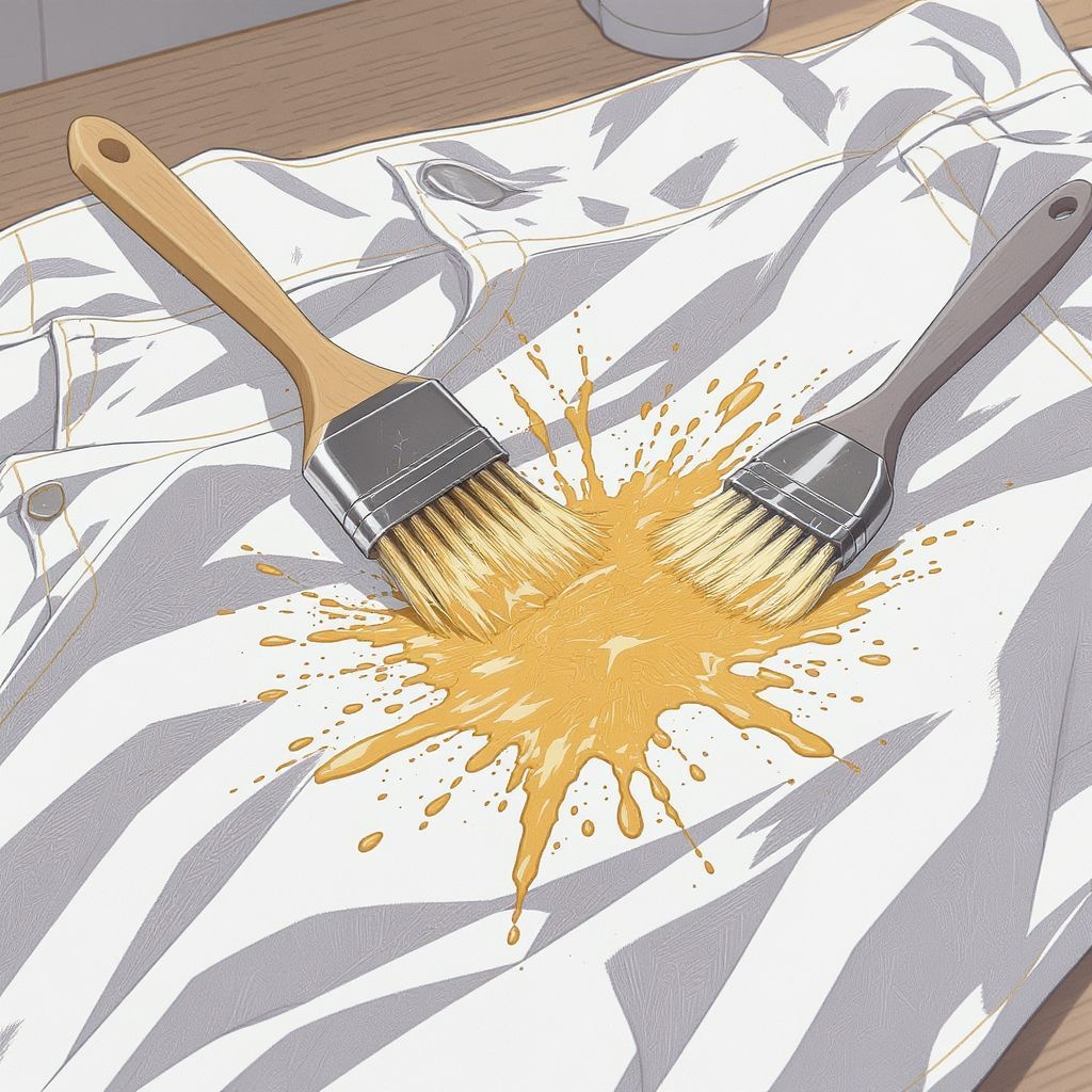 Как очистить белые джинсы с пятен ткани