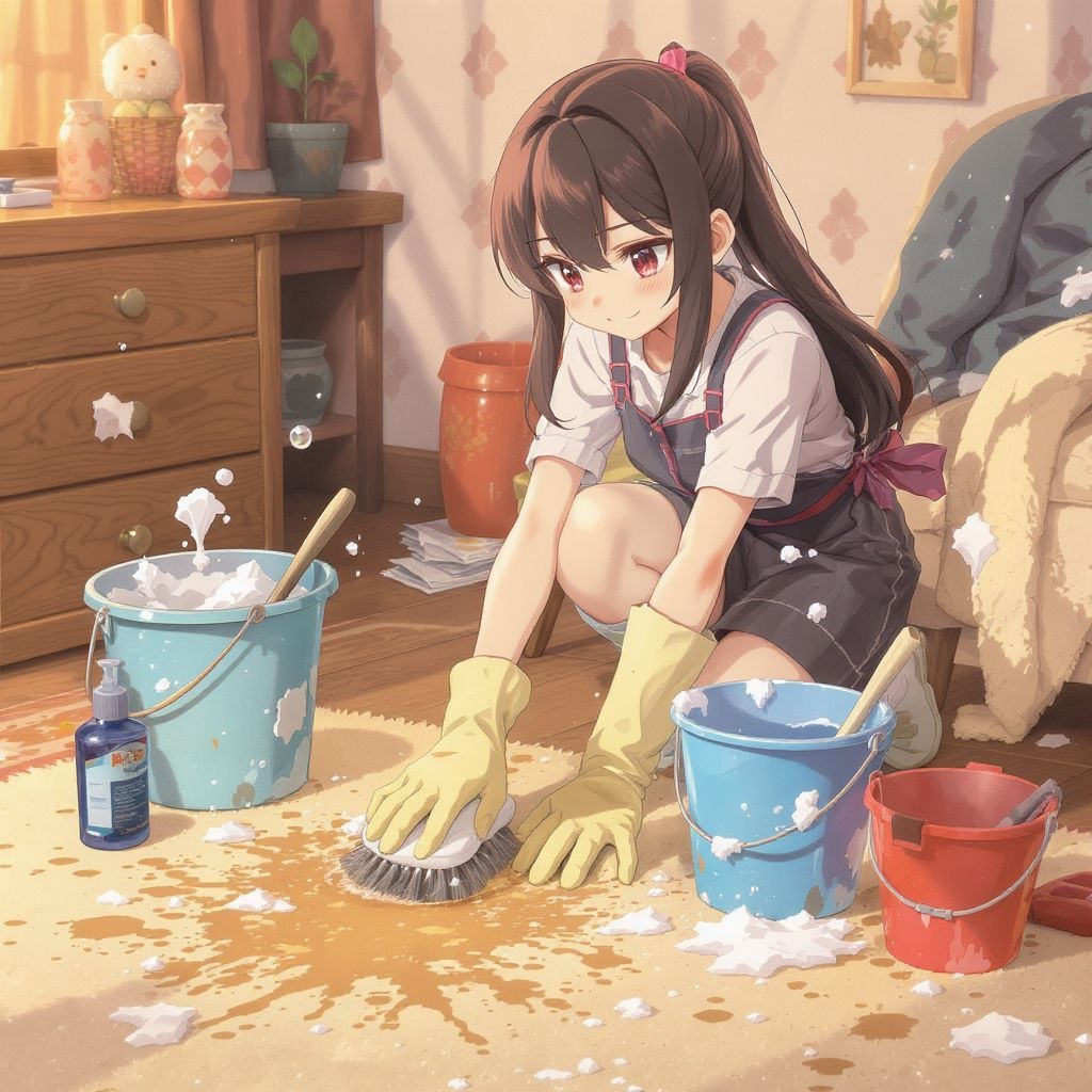 Как очистить ковролин от грязи своими руками