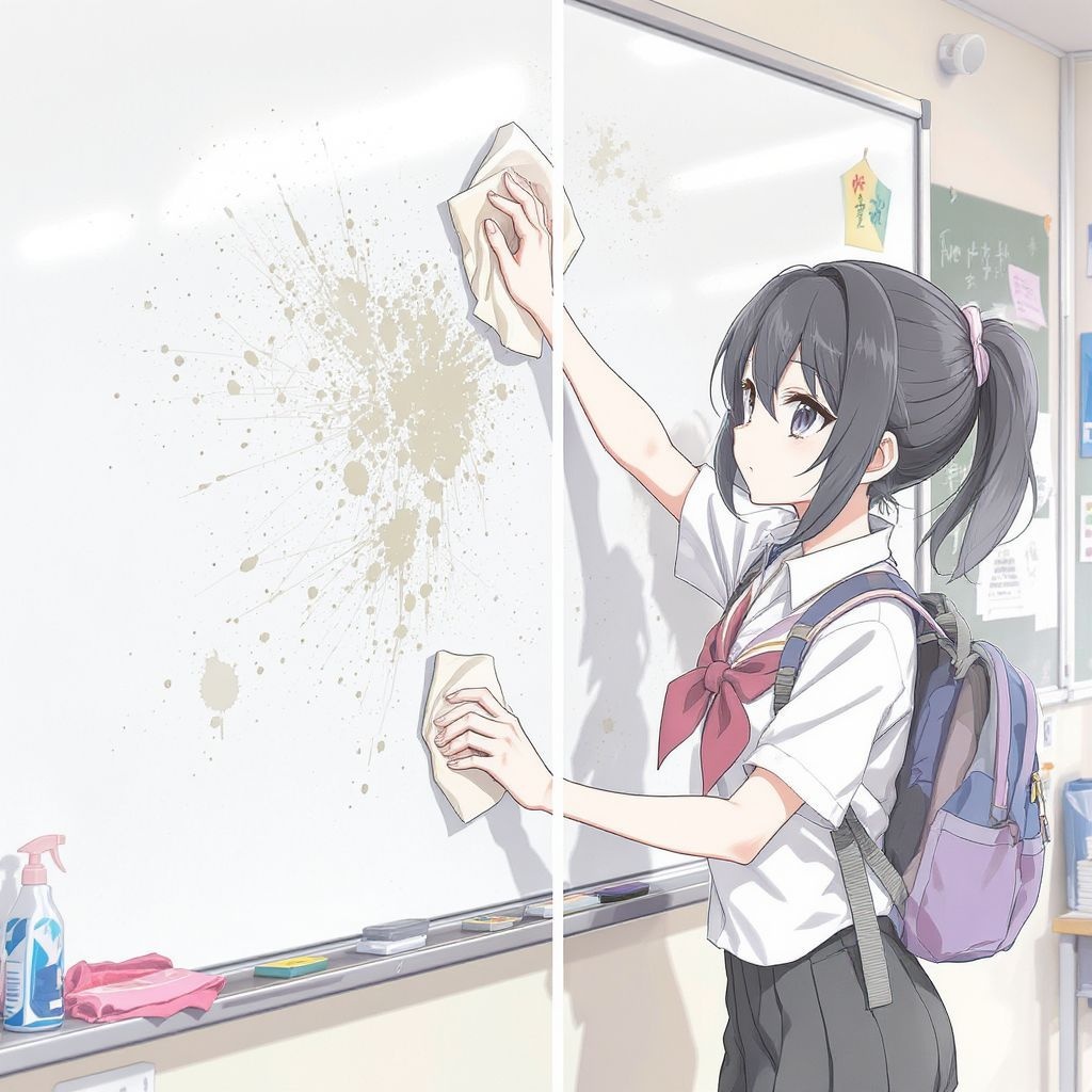 Как очистить маркерную доску от пятен и следов