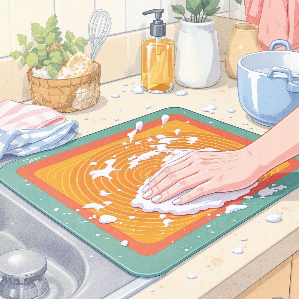 Как очистить силиконовый коврик для выпечки своими руками