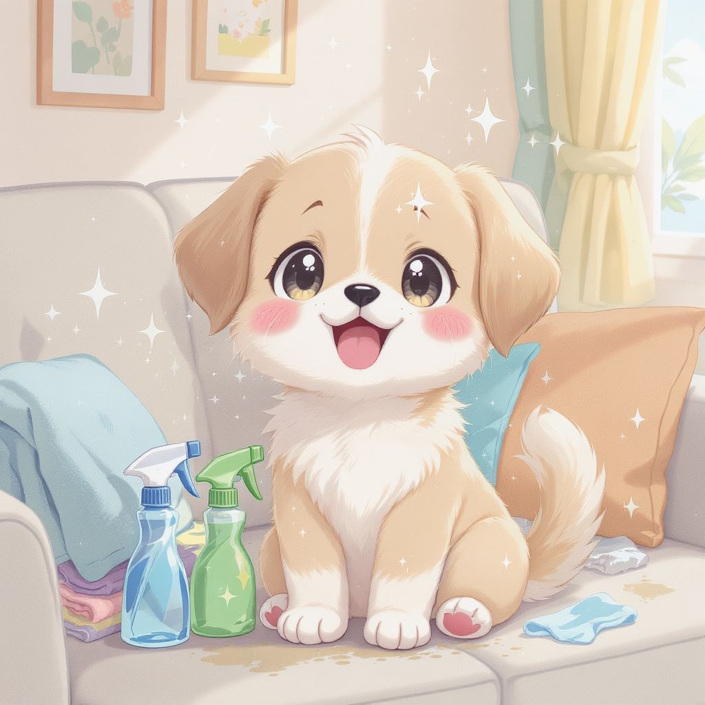 Как отмыть мочу собаки с дивана и избавиться от запаха навсегда
