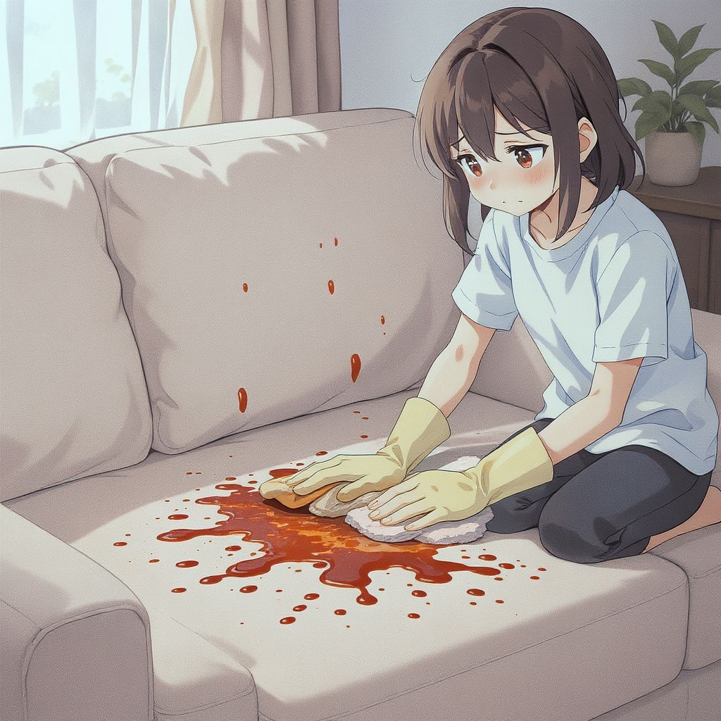 Как отмыть соевый соус с дивана и другой ткани без следов и потери цвета