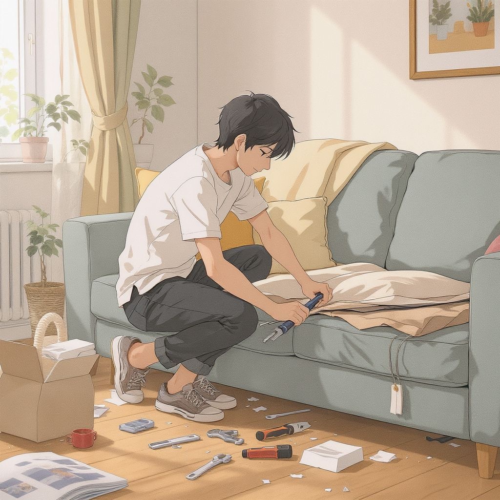 Как починить продавленный диван своими руками