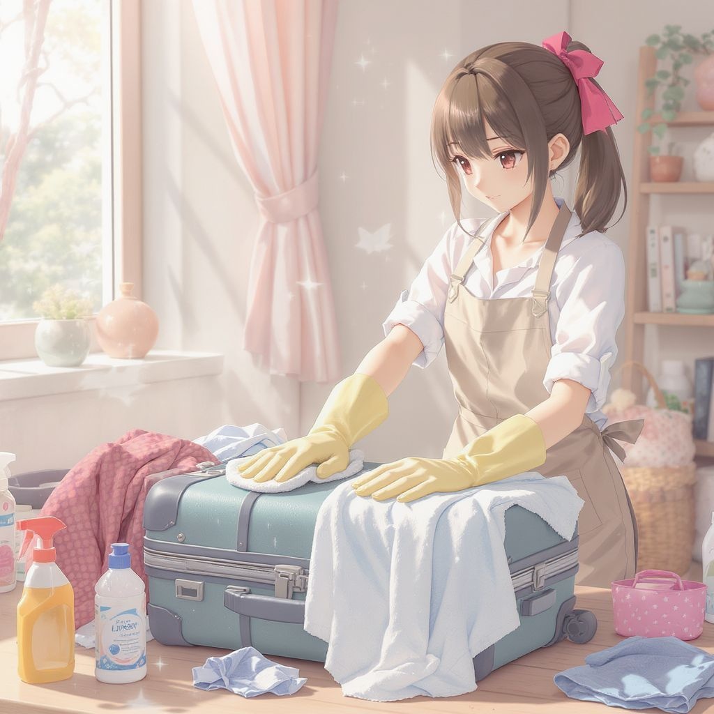 Как почистить чемодан и убрать пятна с ткани и поверхности