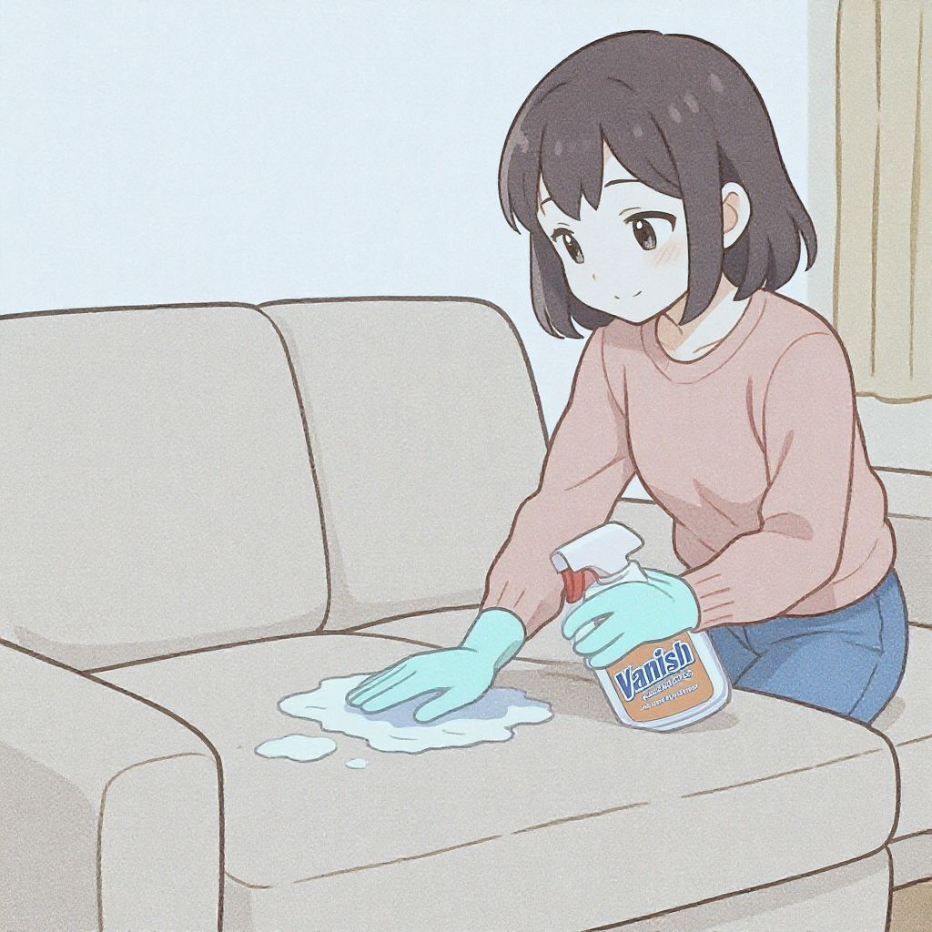 Как почистить диван Ванишем и не превратить мебель в лоскутное одеяло
