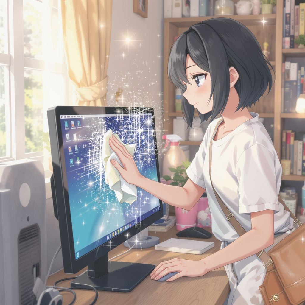 Как почистить компьютерный монитор дома с помощью обычных средств