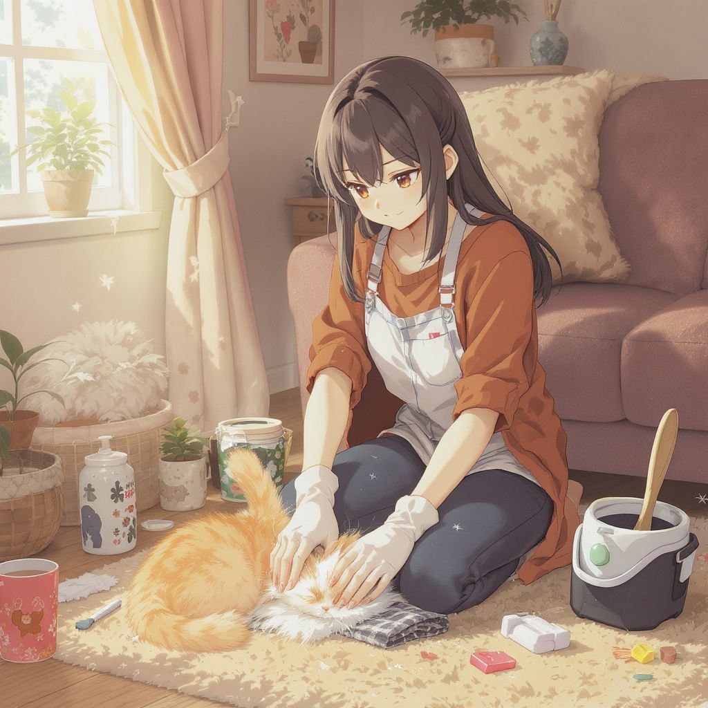 Как почистить ковер от кошачьей шерсти: полный гид для заботливых хозяев