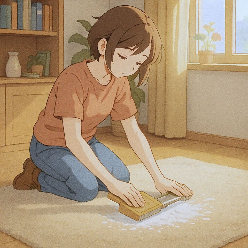 Как почистить ковер содой своими руками