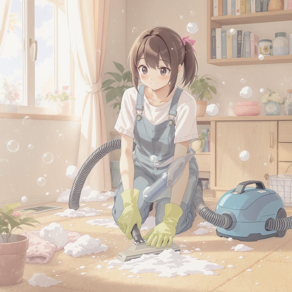 Как почистить ковролин своими руками