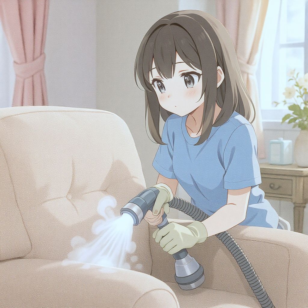 Как почистить обивку мягкой мебели паром без повреждений