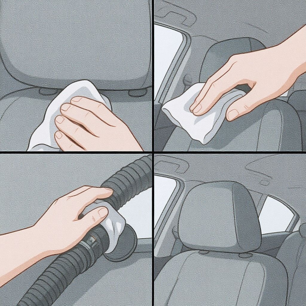 Как почистить обшивку потолка автомобиля Mazda и Skoda