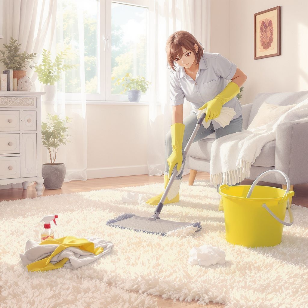 Как почистить светлый ковер с длинным ворсом своими руками