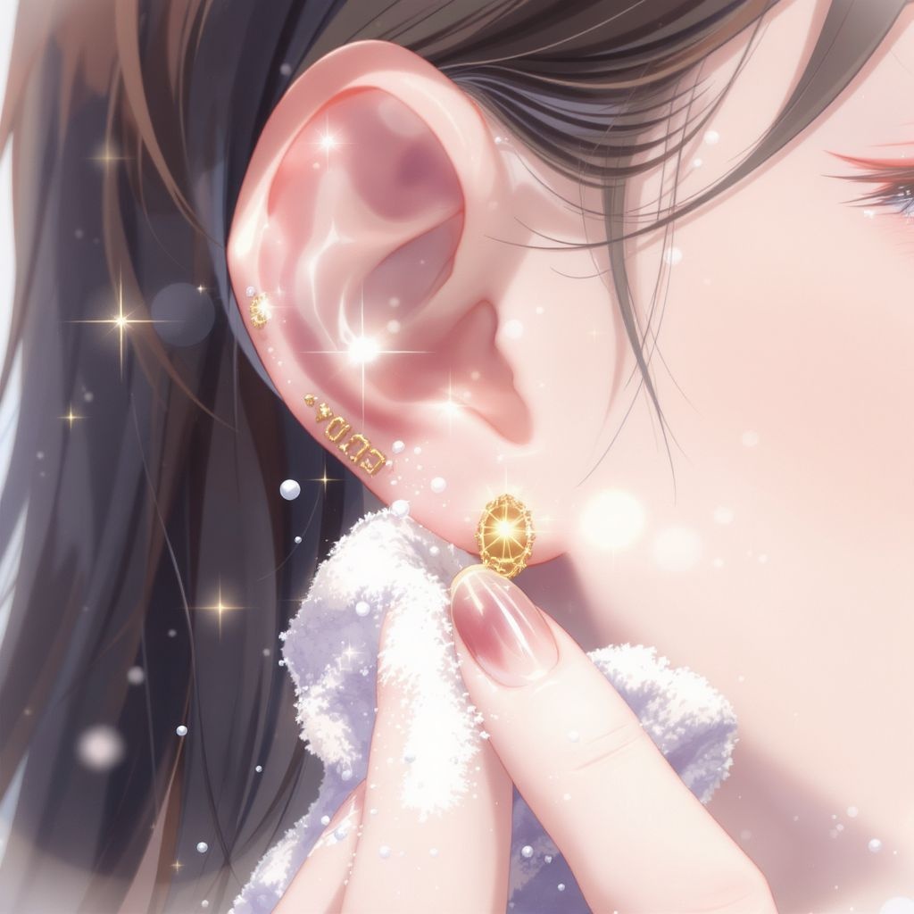 Как почистить золотую серьгу от загрязнения и оставить её блестящей