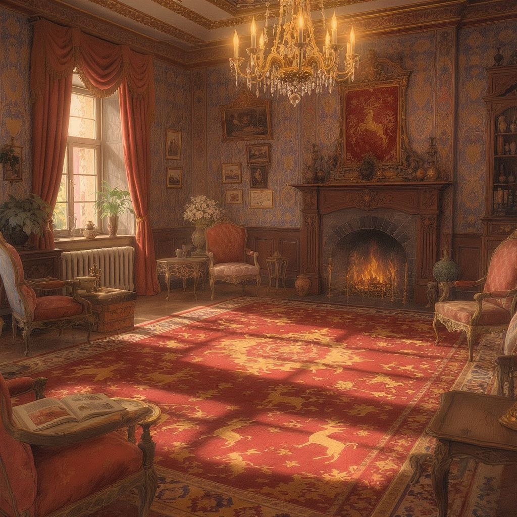 Как появился ковер с оленями СССР: история, производство и культурное значение