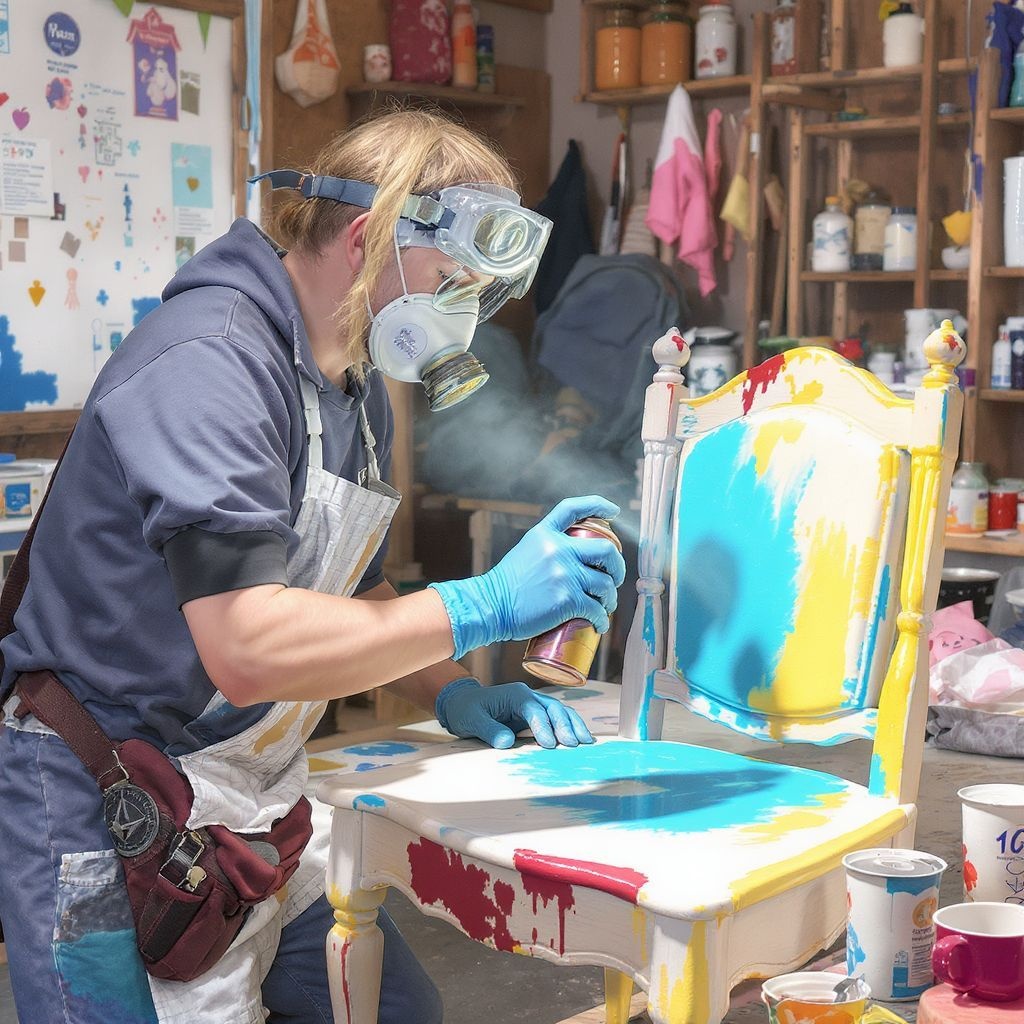 Как покрасить мебель аэрозольной краской без ошибок и потеков