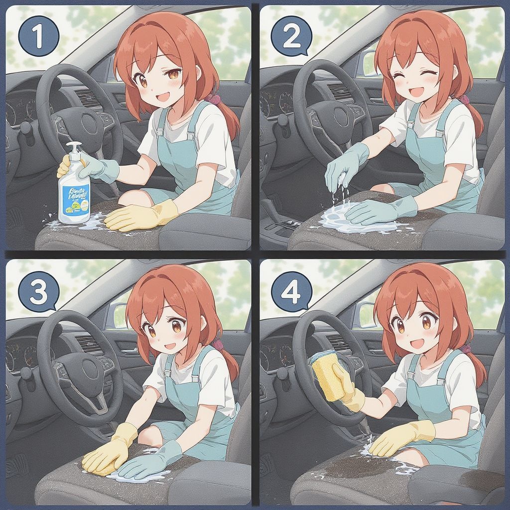 Как помыть ковер в машине своими руками