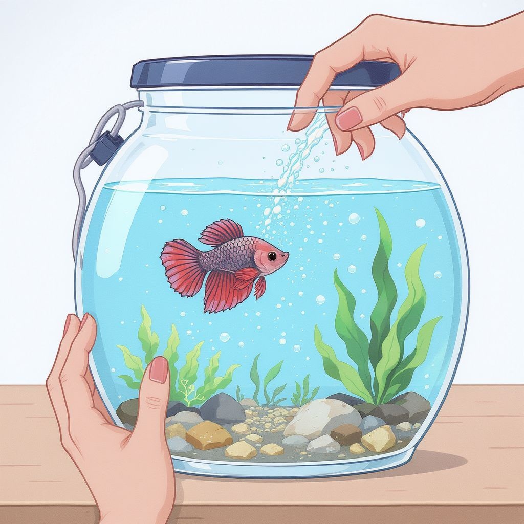 Как правильно чистить аквариум для петушка и уход за водой