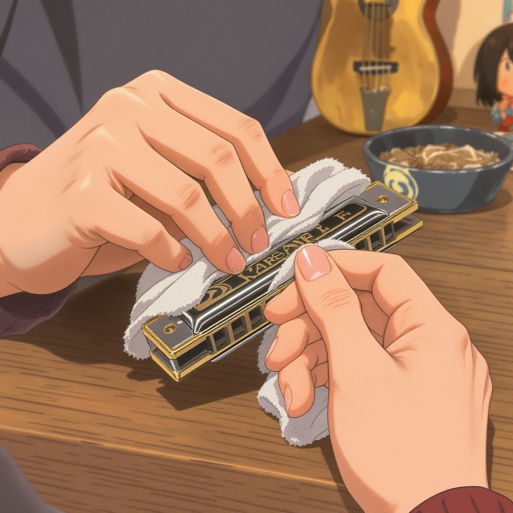 Как правильно чистить губную гармошку для сохранения звучания