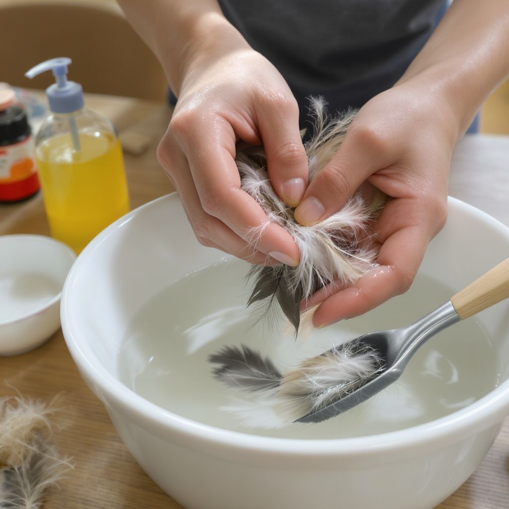 Как правильно очищать перья для домашних птиц и поделок