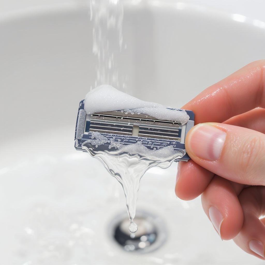 Как правильно очистить бритвенное лезвие для комфортного бритья