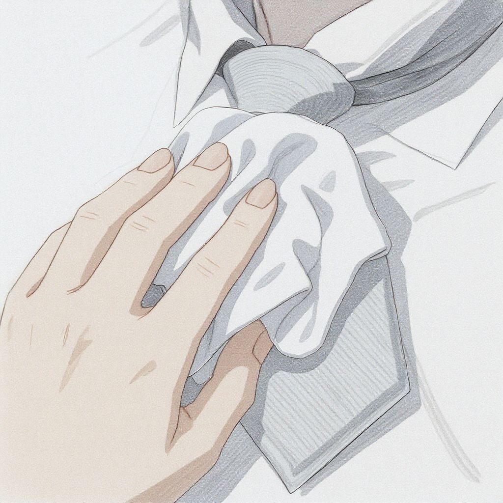 Как правильно очистить галстук, не повредив ткань