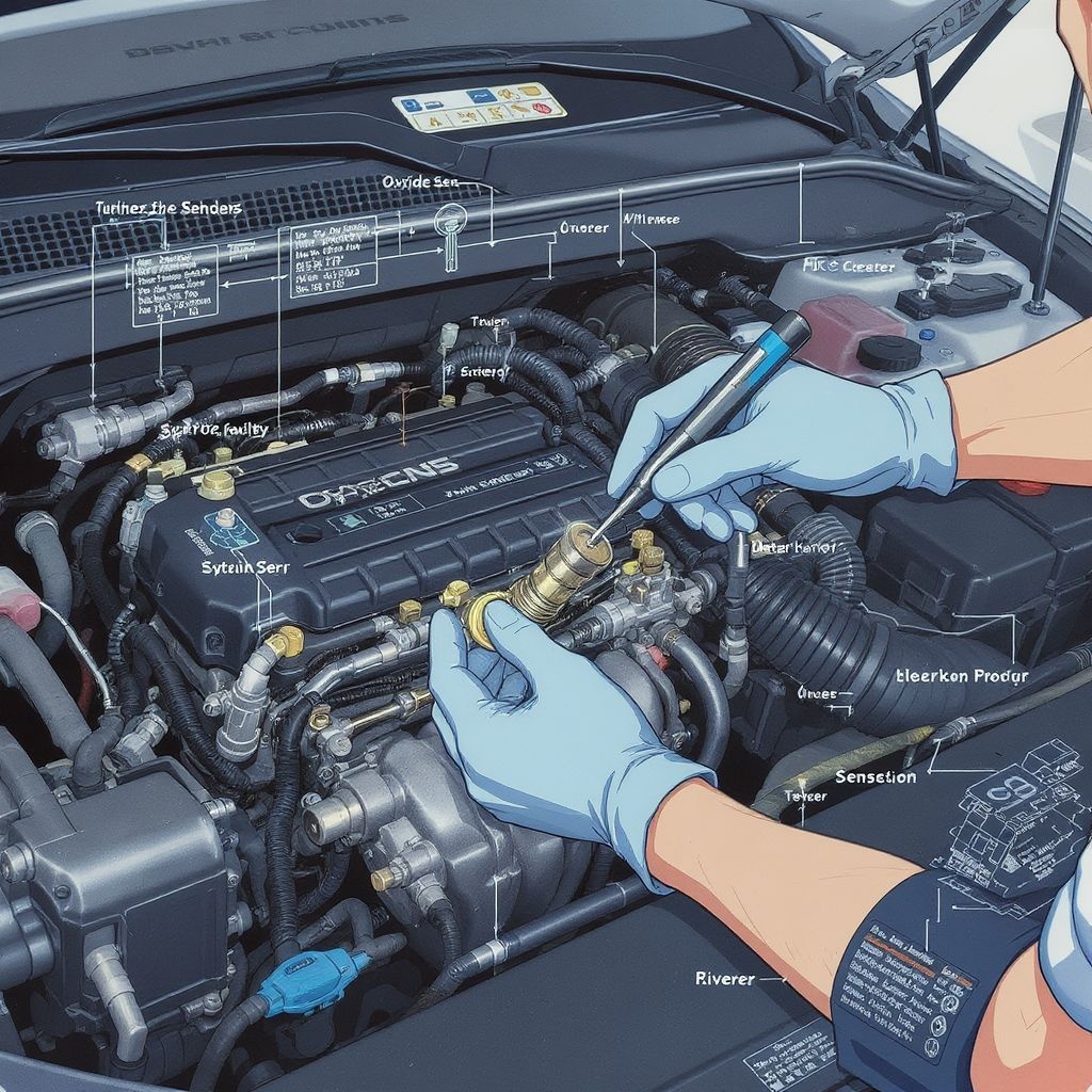 Как правильно очистить кислородные датчики для работы двигателя