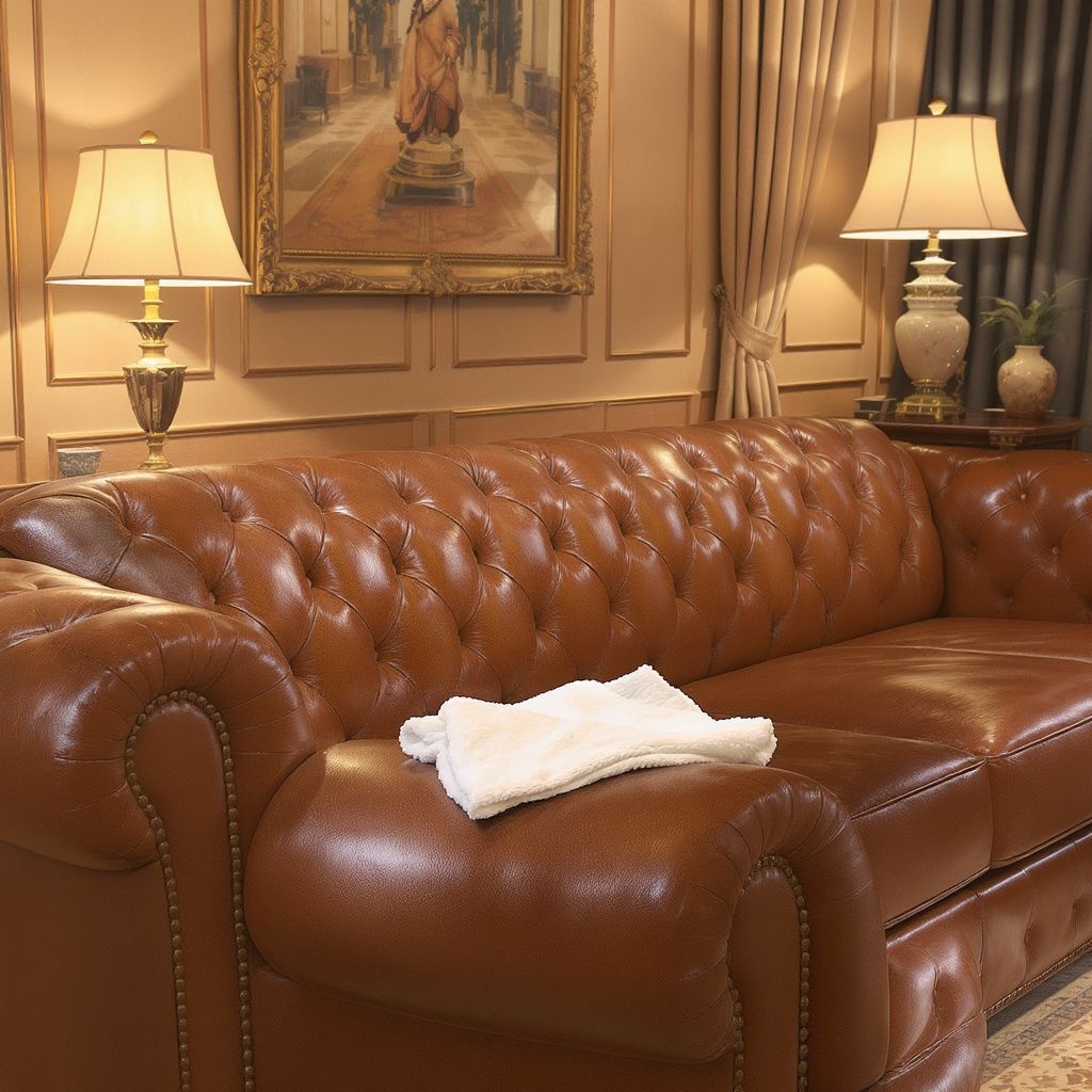 Как правильно очистить кожаную мебель и сохранить её внешний вид