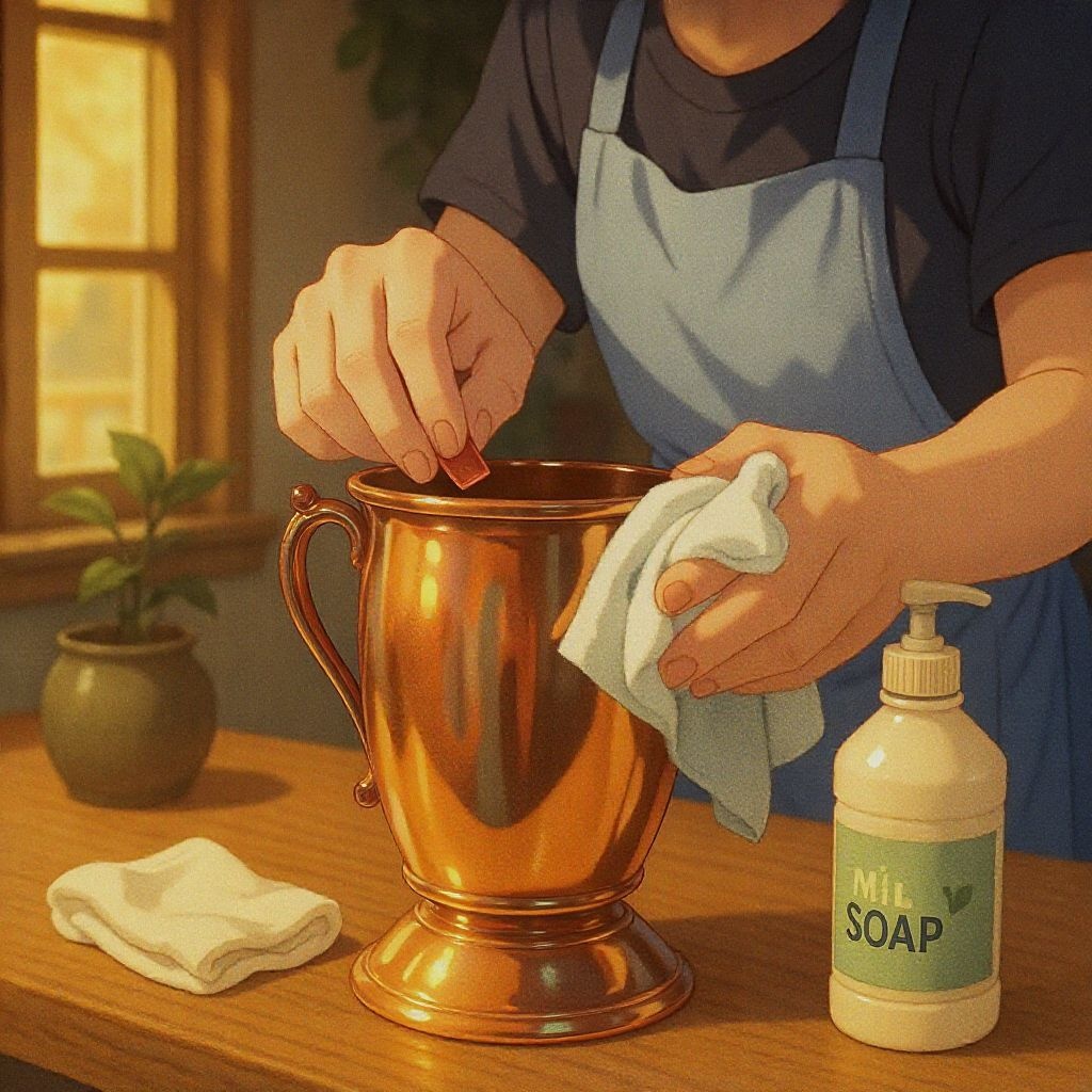 Как правильно очистить медный предмет дома