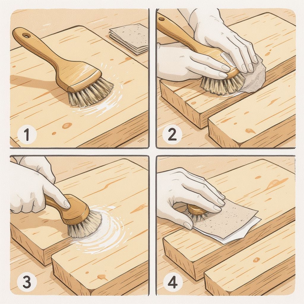 Как правильно очистить неотделанную древесину дома