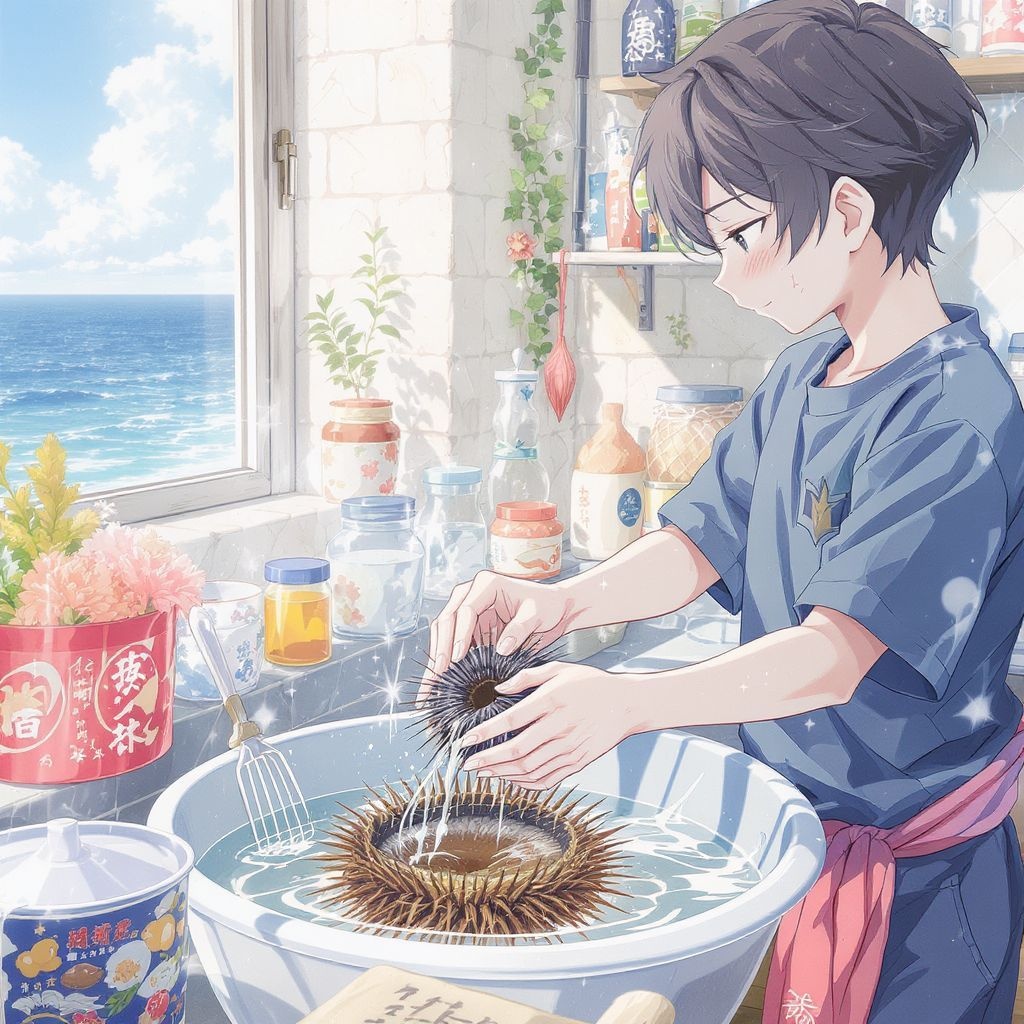 Как правильно почистить и сохранить морского ежа для свежести