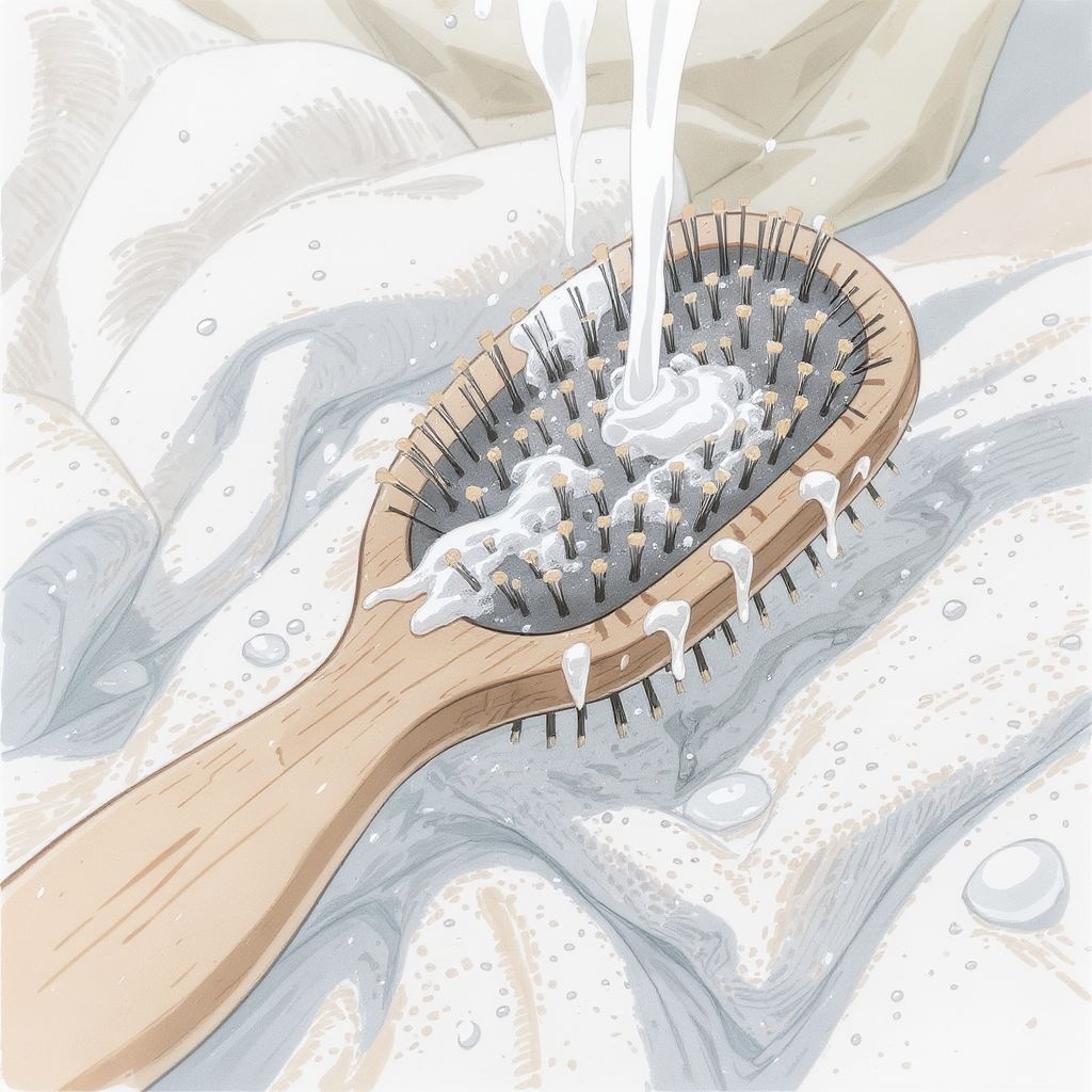 Как правильно почистить щетку для волос с натуральной щетиной