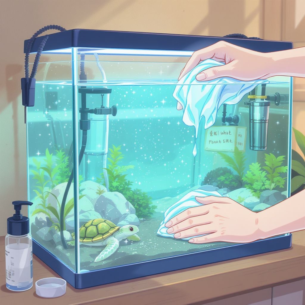 Как правильно содержать и чистить аквариум для водоплавающей черепахи