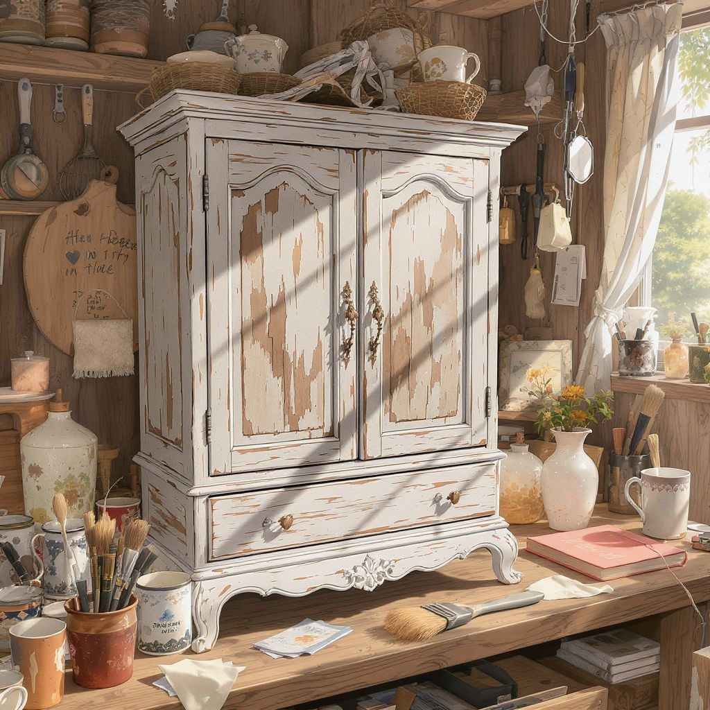 Как состарить мебель и придать ей винтажный вид своими руками