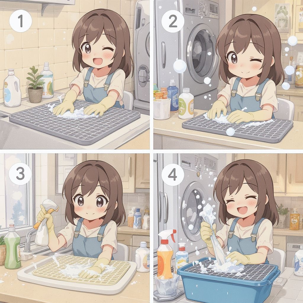 Как стирать прорезиненный коврик: советы по уходу