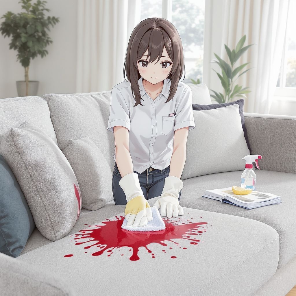 Как убрать кровь с дивана: полный гид по удалению пятен с любой обивки