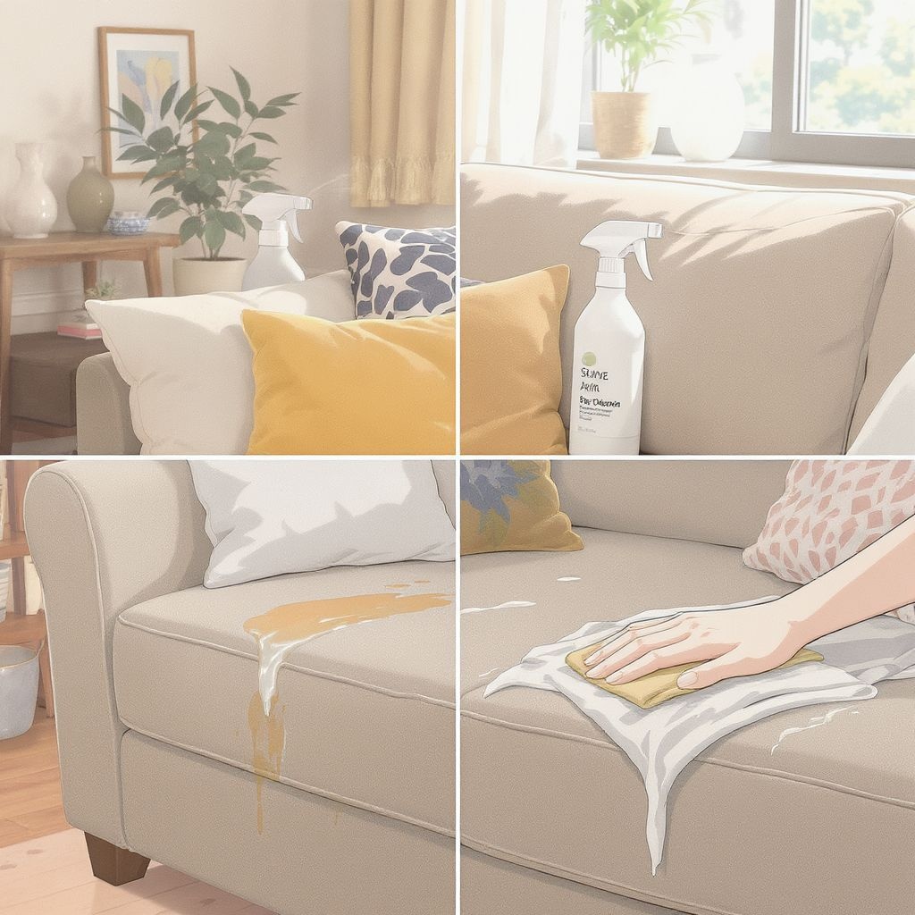 Как убрать пятна с дивана по чистке без разводов и повреждений