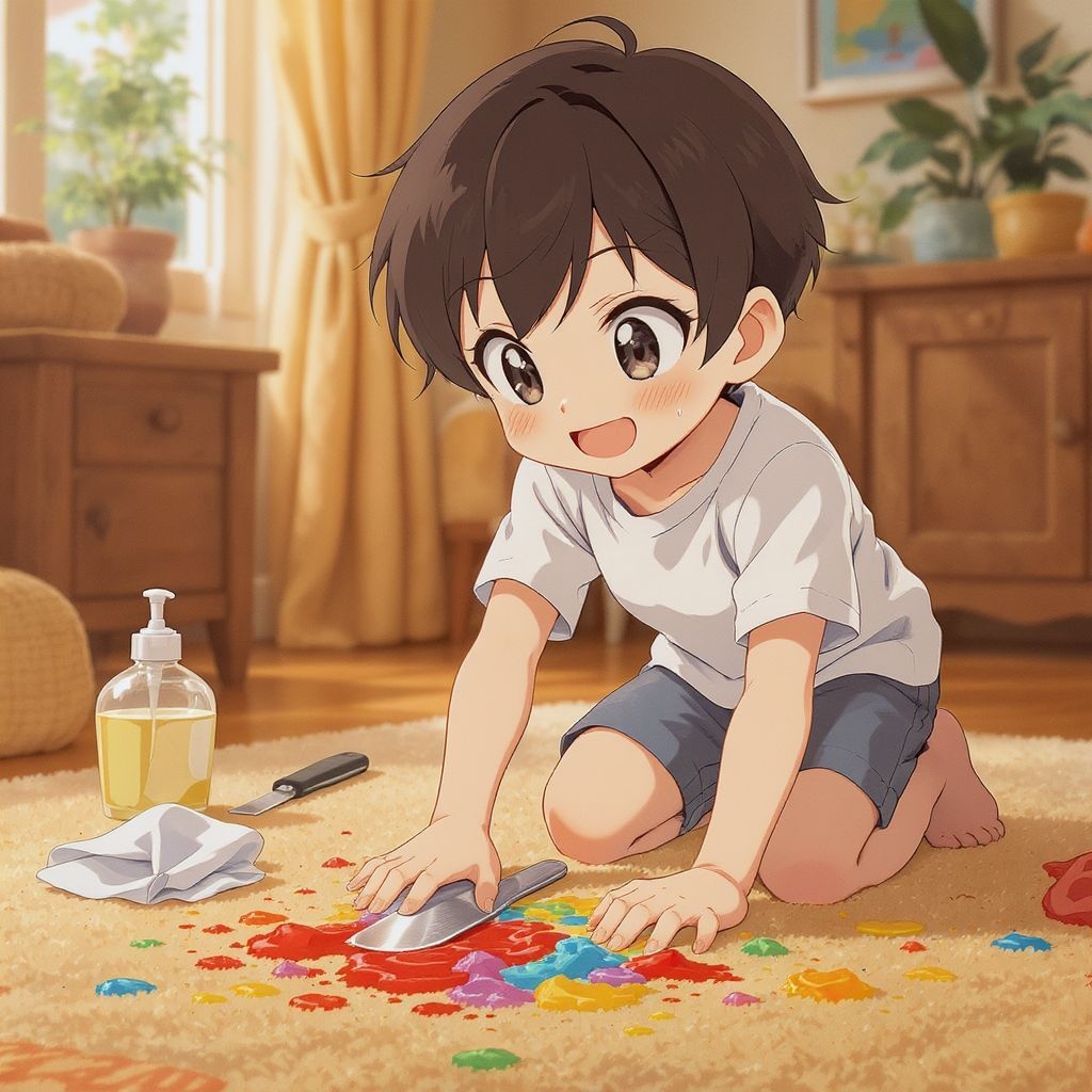 Как убрать пластилин с ковра: подробное руководство для домашних условий