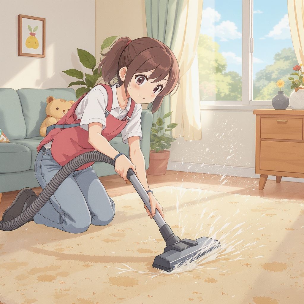 Как убрать шерсть с ковра своими руками