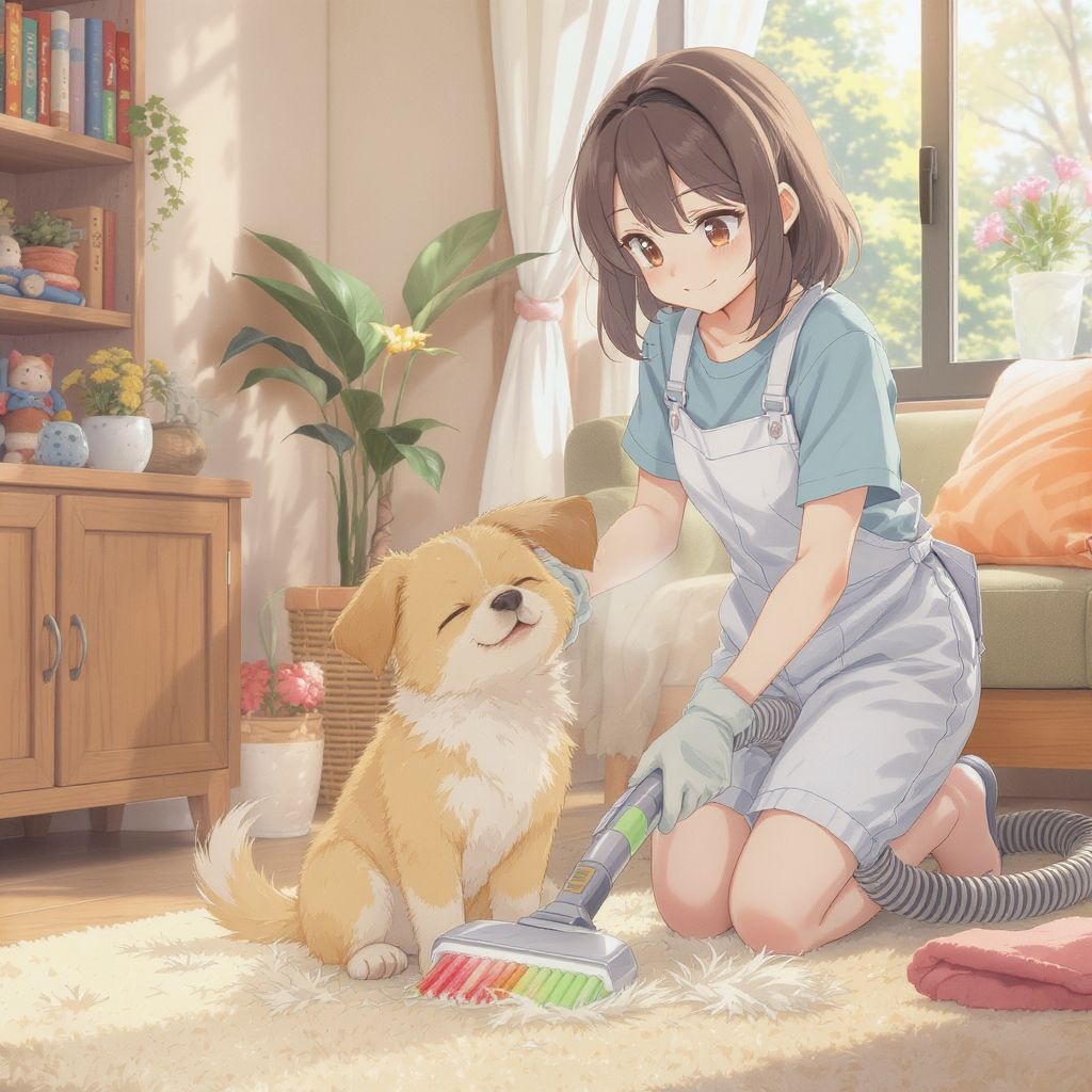 Как убрать собачью шерсть с ковра: советы по чистке и уходу