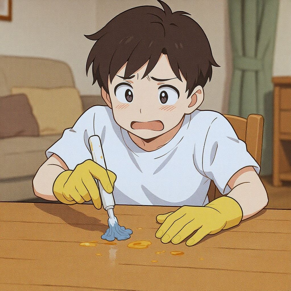 Как убрать суперклей с мебели и не превратить её в арт-объект